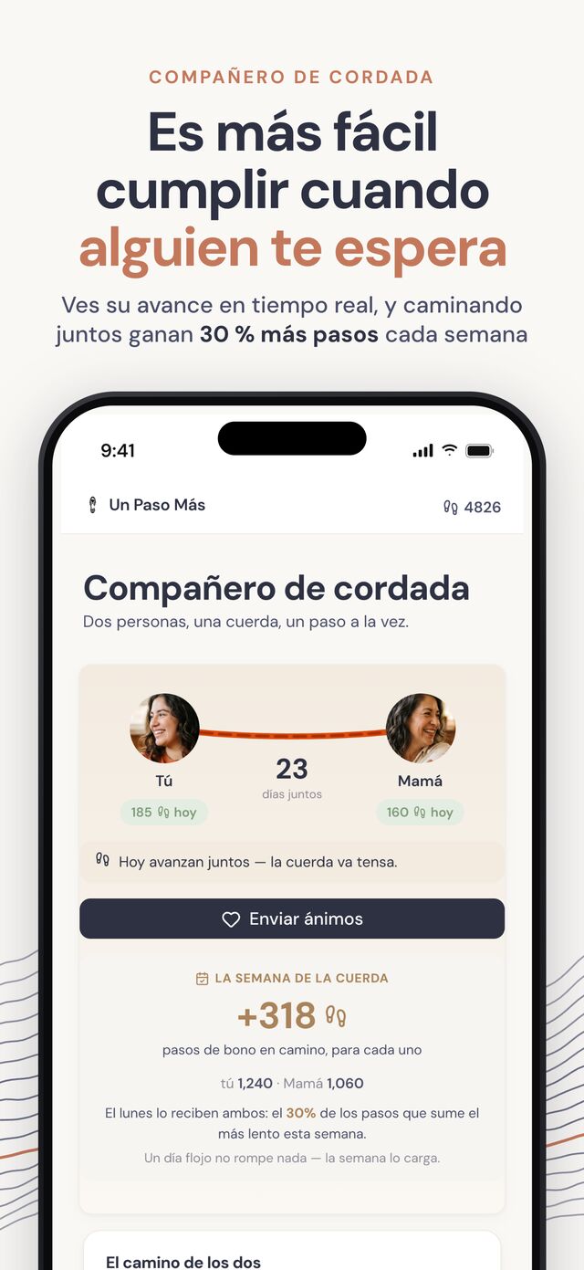 El compañero de cordada: dos personas, una cuerda, un paso a la vez.