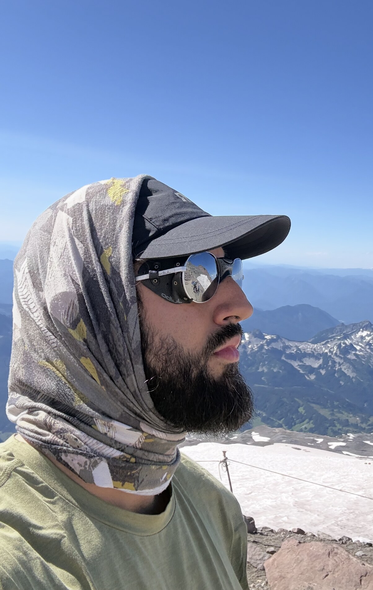 Pedro Wunderlich en la montaña, cofundador de Un Paso Más